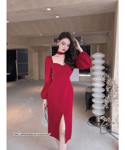 タイト | セクシーワンピース 二次会ワンピース 上品 高級感 ワンピース 長袖 タイトワンピース スリム 美ライン スリット お呼ばれワンピース 結婚式 オフィス 通勤