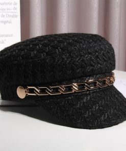 帽子 | ツイード風キャスケット レディース