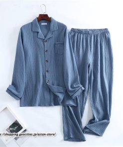 パジャマ ルームウェア | パジャマ メンズ 前開き 長袖 秋新作 春 秋 綿糸 上下セット 男性 薄手 ルームサプリ セットアップ 大きいサイズ 無地 ルームウェア おしゃれ シンプル