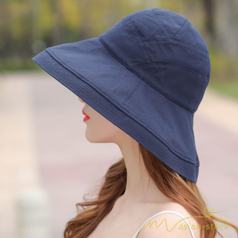 レディース | 帽子 春 夏 Uv 遮光 折りたたみ 大きいサイズ UVカット帽子 ひも つば広 頭 大きい 洗える 母の日 自転車 日焼け対策 遮光 小顔 熱中症 紫外線対策