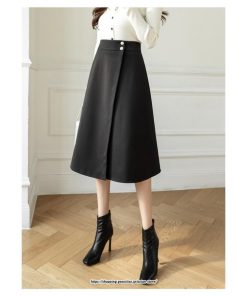 スカート | 秋 冬 レディース ボトムス ロングフレア ミモレ丈Aライン30代 40代 50代 着やせ 上品 秋冬 ラシャ 2022新作 通学 通勤