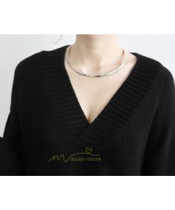 在庫ある | 短納期ロングニットワンピース ロングワンピ カットソー 長袖 トップス Vネック ゆったりセーターニット 体型カバー 通学通勤 OL ストレートニットワンピ