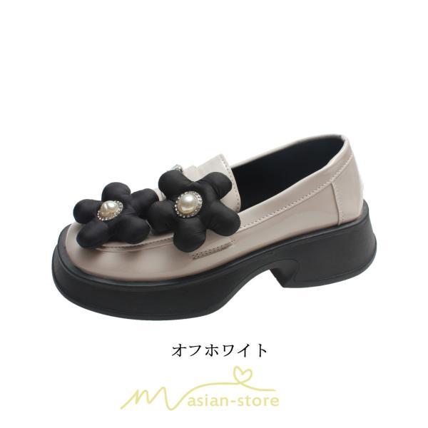 ローファー | 学生 女子 レディース 通学 通勤 学生靴 学校 軽量 花飾り 可愛い 上品 10代20代30代40代 フォーマル コンフォート 送料無料 キレイめ