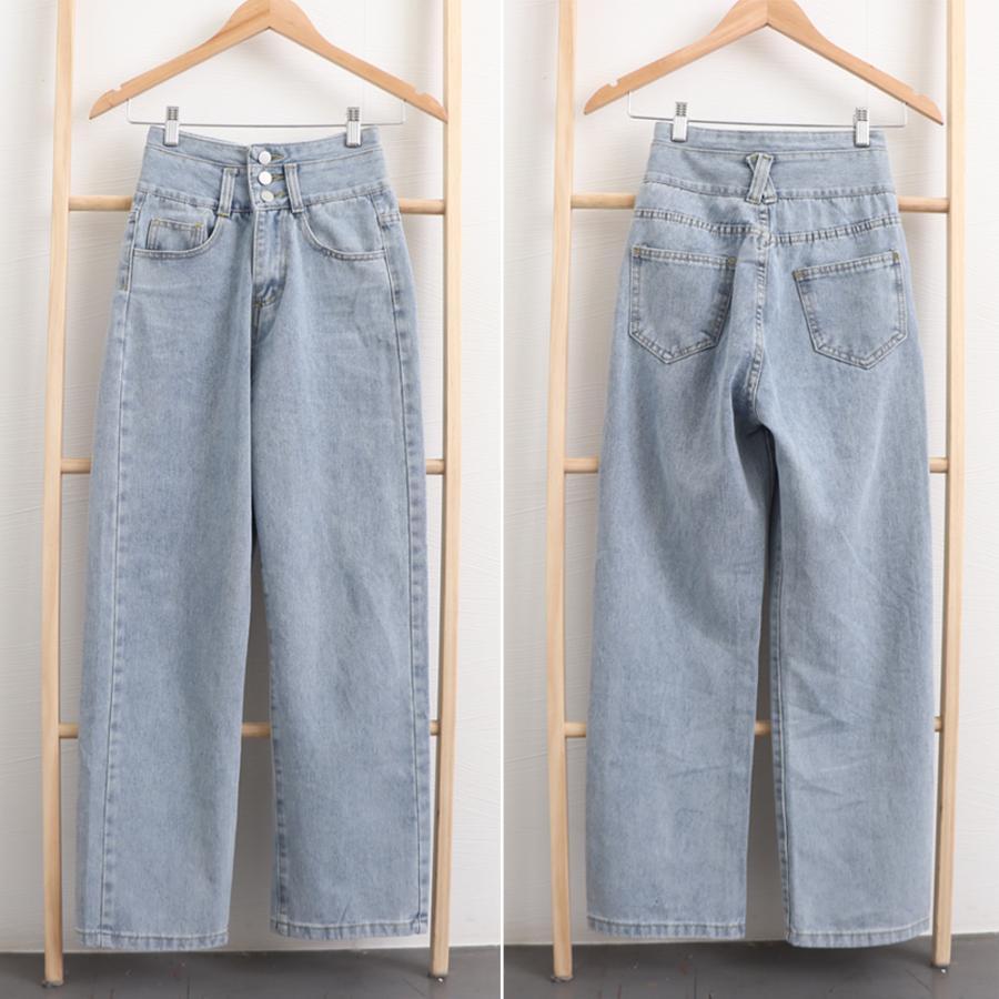 デニム | ハイウエスト デニムパンツ レディース