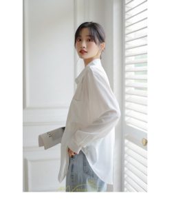 シャツ・ブラウス | ブラウス トップス 長袖 Vネック ボタン 無地 上品 通勤 レディース 秋 20代 30代 40代 OL ママ 母 フェミニン デート お出かけ 通勤 リクルート お仕事