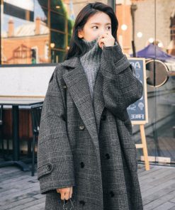 トレンチコート | チェスターコート グレンチェック 韓国