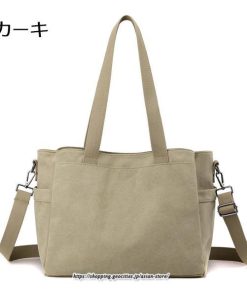 女性用バッグ | トートバッグ レディース 軽い キャンバス 帆布 多機能 手持ち 斜め掛け 肩掛け おしゃれ 大容量 軽量 カジュアル キレイめ お出かけ 通勤 大学生 通学