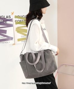 女性用バッグ | トートバッグ レディース 軽い キャンバス 帆布 多機能 手持ち 斜め掛け 肩掛け おしゃれ 大容量 軽量 カジュアル キレイめ お出かけ 通勤 大学生 通学
