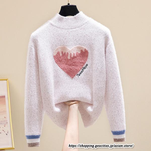 ニット・セーター | ニット カットソー セーター レディース トップス 秋冬 長袖 ニットセーター プルオーバー ニットトップス 柔らかい シンプル 通勤 暖かい 防寒 通学 春秋 秋冬