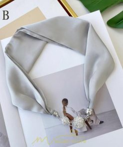 マフラー・スカーフ | スカーフ レディース 春夏秋用 無地 飾り付き プレゼント ギフト 通勤 お出かけ リゾート 旅行 大人可愛い 上品 お洒落 同窓会 食事会 卒園式 エレガント 入園式