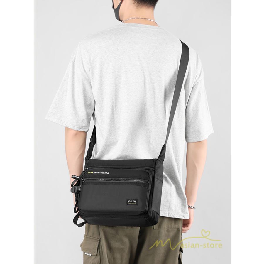 メンズバッグ | ショルダーバッグ 斜めがけバッグ ボディバッグ 撥水加工 軽量 大容量 トレンド 通勤通学 カジュアル 肩掛けバッグ メンズファッション