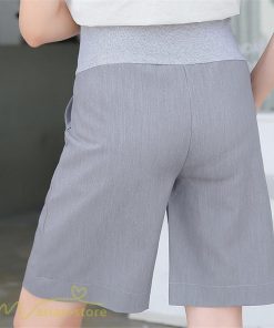 パンツ レギンス | ハーフパンツ ワイドパンツ マタニティパンツ ゆったり おしゃれ 上品 大きいサイズ 上品 マタニティウェア ポケット付き ウエスト調整 サマー 妊婦服 ママ