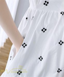 ワンピース | マタニティスカート レディース 着痩せ Aライン半袖 スクエアネック 薄手 夏新作 膝丈 妊婦服 柄 ポケット 産前 マタニティウェア 夏服