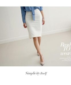 スカート | タイトスリット セクシーAライン 通勤 ハイウエスト 無地 レディース オフィス OL 膝丈大きいサイズ