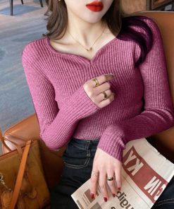 ニット・セーター | リブニットトップス レディース 大人秋服
