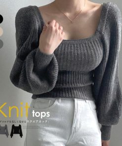 ニット・セーター | ニットトップス パフスリーブ レディース
