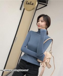 ニット・セーター | カットソー ニット レディース リブニット ハイネック 長袖 秋冬 春 トップス スリム ストレッチ 暖かい 長袖ニット 無地 プルオーバー インナー 長袖カットソー