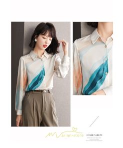 シャツ・ブラウス | ブラウス シャツ レディース 長袖 トップス 羽織り 秋 冬 綺麗  おしゃれ キレイめ 可愛い 着痩せ お出かけ 40代 上品 50代 オシャレ 30代 20代 優雅