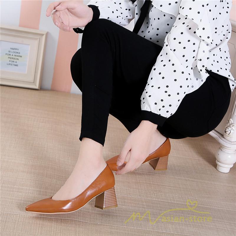 パンプス | 走れるポインテッドトゥ チャンキーヒール 黒 フォーマル オフィス レディース 入学式 入園式 卒業式 卒園式 5cmヒール 22cm 結婚式 靴 25cm