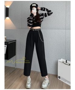 ワイドパンツ | レディース ロング丈 ストリート風 ロングパンツ シンプル 秋冬コーデ 体型カバー ウエストゴム お出かけ ポケット ハイウエスト ゆったり