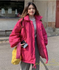 ダウンジャケット コート | ダウンコート キルティングコート レディース 裏起毛 暖かい 大きいサイズ シンプル 中綿コート ダウンジャケット 5色展開 ダウン 冬 韓国風 秋冬コーデ 中綿