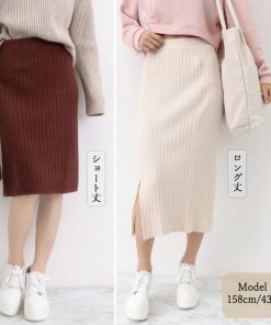 ひざ丈スカート | ニットスカートレディース大人セクシー