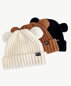 ニット帽 | くま耳レディース帽子 韓国風