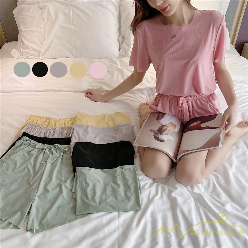 パジャマ ルームウェア | パジャマ レディース 夏 半袖 ルームウェア 涼しい 部屋着 ナイトウェア 寝間着 柔らかく軽い薄手の快適Tシャツパジャマ 薄手パジャマ 部屋着 上下セット