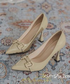 パンプス | 痛くない ポインテッドトゥ エナメル 疲れにくい 黒 緑 ベージュ パーティー 走れる 大人 春夏レディース 通勤 シューズ デート エレガント お仕事