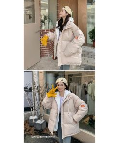 ダウンジャケット コート | フェイクレイヤードダウンジャケット 重ね着風ジャケット 中綿ジャケット アウター ダウン 防風 防寒 フード付き 秋冬コート ジップアップ レディース