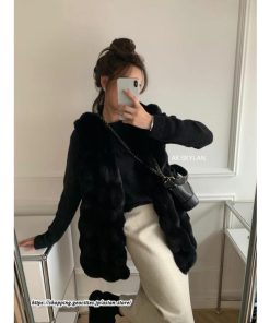 ベスト | ボリュームフェイクファーファー毛皮レディース 冬 フェイクファー 毛皮コート アウター ノースリーブ ふわふわ 前開き ジレ 秋冬