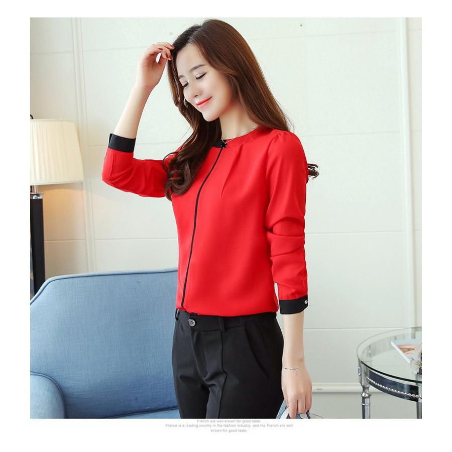 在庫ある | 短納期シフォンブラウスレディース 無地シャツ ビジネスブラウストップス オフィスフォーマルシャツブラウス 薄手 春夏衣装 通学通勤 OL 着痩せ エレガント