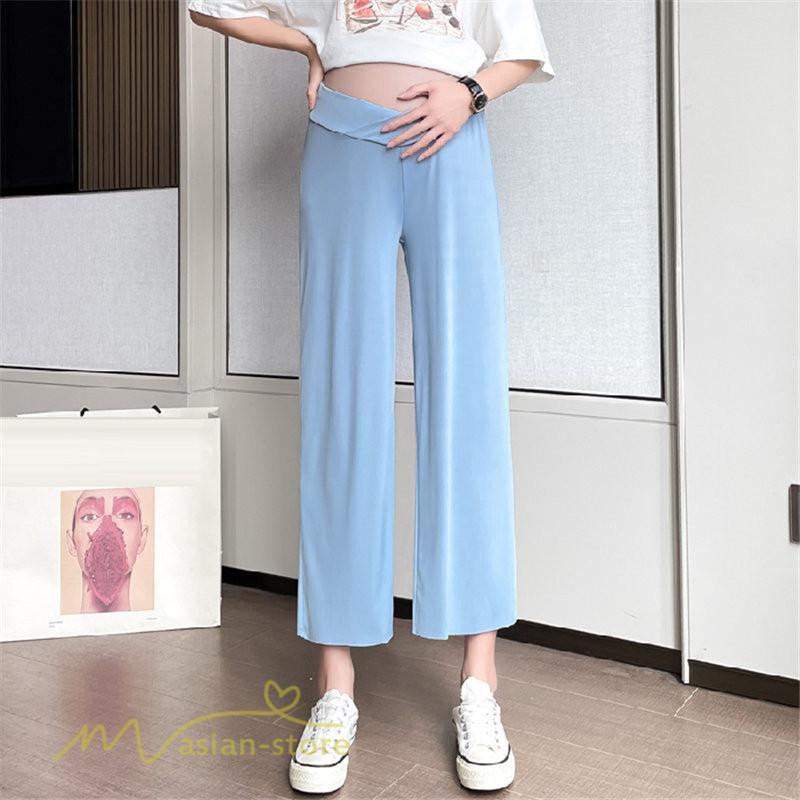 パンツ レギンス | マタニティ ワイドパンツ ガウチョパンツ 着痩せ 無地 着痩せ ゆったり マタニティパンツ パンツ マタニティウェア 日常 夏新作 おしゃれ サマー サマーパンツ