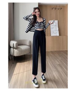 チノ・テーパード・ジョガー・スキニーパン | テーパードパンツ パンツ レディース ボトムス 美脚 楽ちん 体型カバー 無地 ハイウエスト お出掛け 20代 40代 2022年新作 30代 10代 着痩せ