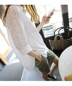 シャツ・ブラウス | 短納期シャツブラウスレディーストップス 刺繍シャツ ホワイトシャツ ビジネスカジュアルウェアシャツ 2020春夏 可愛い通学通勤 フォーマルオフィス
