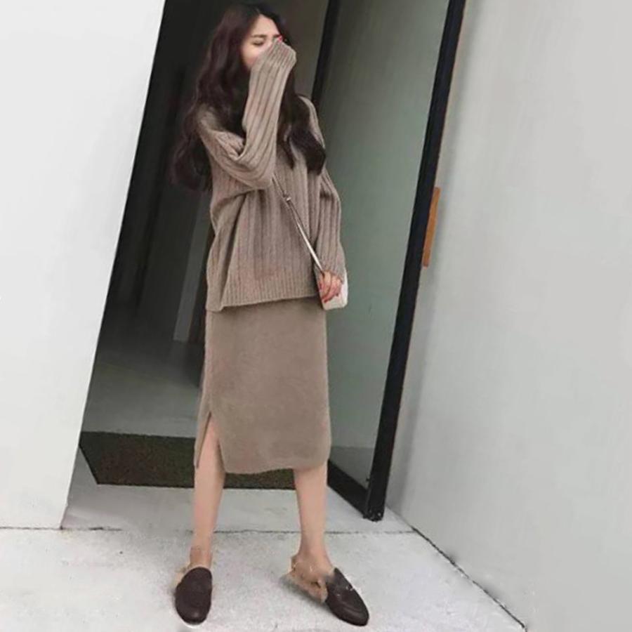 ニット・セーター | 韓国風 ニット セットアップ レディース