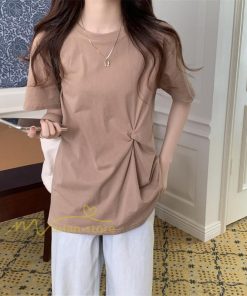 tシャツ・カットソー | Tシャツ カットソー トップス レディース 半袖 無地 春夏新作 オフィス おしゃれ クルーネック シンプル コーデ きれいめ 着痩せ 快適 20代30代40代50代 着回し