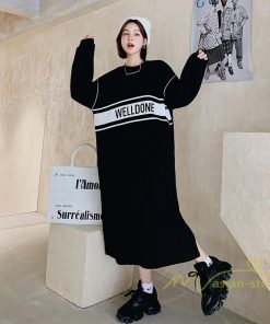 マキシ | 黒ワンピース 長袖ワンピース 秋物 レディース ロングワンピース ゆったり 大きいサイズ 裾スリット 30代40代 大人 ワンピース かわいい 通学通勤 20代50代