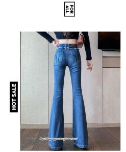 チノ・テーパード・ジョガー・スキニーパン | デニム レディース デニムパンツ パンツ スキニーデニム フレアパンツ ハイウエスト 着痩せ カジュアル 美脚 送料無料 カジュアル 秋冬 おしゃれ お出かけ