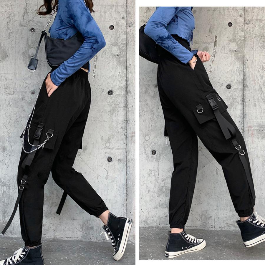 サルエルパンツ | カーゴパンツ チェーン付き ボトムス