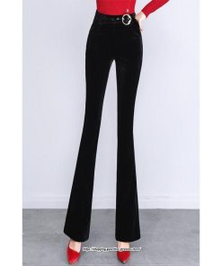 チノ・テーパード・ジョガー・スキニーパン | ロングパンツ レディース パンタロン ハイウエスト ベルベット 裏起毛 ストレート 着痩せ 通勤 OL ワイド 送料無料 オフィス 美脚ライン オシャレ ゆったり