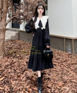 マキシ | Aラインワンピース 秋 レディース ワンピース 高級感 30代40代ワンピース 大人 カワイイ 二次会 長袖ワンピ ロングワンピース お呼ばれワンピース ミモレ丈