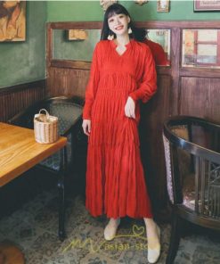 マキシ | リゾートワンピース レディース ロング丈 長袖 Aライン 旅行用 大人 可愛い お洒落 ふんわり フェミニン かわいい 春夏秋 SNS映え お出かけ きれいめ