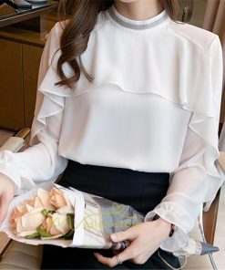 シャツ・ブラウス | ハイネック カフス オフィスカジュアル オケージョン シンプル レディース 春 韓国 ファッション 立ち襟 カジュアル エレガント 通勤OL 優雅 オシャレ 上品 細身