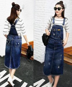 オーバーオール サロペット | 即日発送 ジャンパースカート サロペット デニムスカート ワンピース レディース サロペットスカート オーバーオール ロング丈 Denim ボトムス キュート