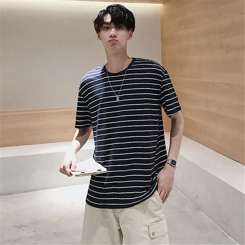 Tシャツ | カットソー メンズ 半袖 ボーダー メンズトップス 新作 夏服 サマークルーネック カジュアル 大きいサイズ 20代 40代 シンプル 30代