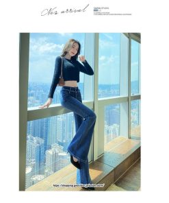 チノ・テーパード・ジョガー・スキニーパン | デニム レディース デニムパンツ パンツ スキニーデニム フレアパンツ ハイウエスト 着痩せ カジュアル 美脚 送料無料 カジュアル 秋冬 おしゃれ お出かけ