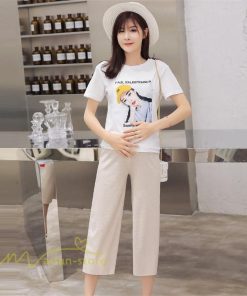 パンツ レギンス | マタニティ レディース パンツ ボトムス 9分丈 おしゃれ マタニティパンツ 無地 きれいめ おしゃれ 大きいサイズ サマー 春 日常感 お出かけ マタニティウェア