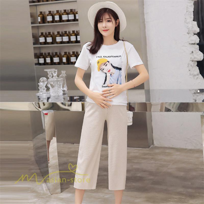 パンツ レギンス | マタニティ レディース パンツ ボトムス 9分丈 おしゃれ マタニティパンツ 無地 きれいめ おしゃれ 大きいサイズ サマー 春 日常感 お出かけ マタニティウェア