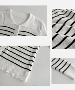 ニット・セーター | ボーダー柄 ニット トップス レディース